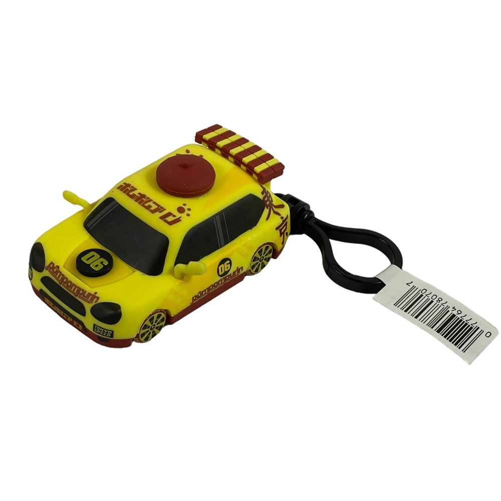 Sanrio Tokyo Speed Racer Pompompurin Car Key Chain Clip Hello‎ Kitty